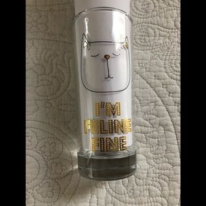 TMD HOLDINGS Cat cocktail glass